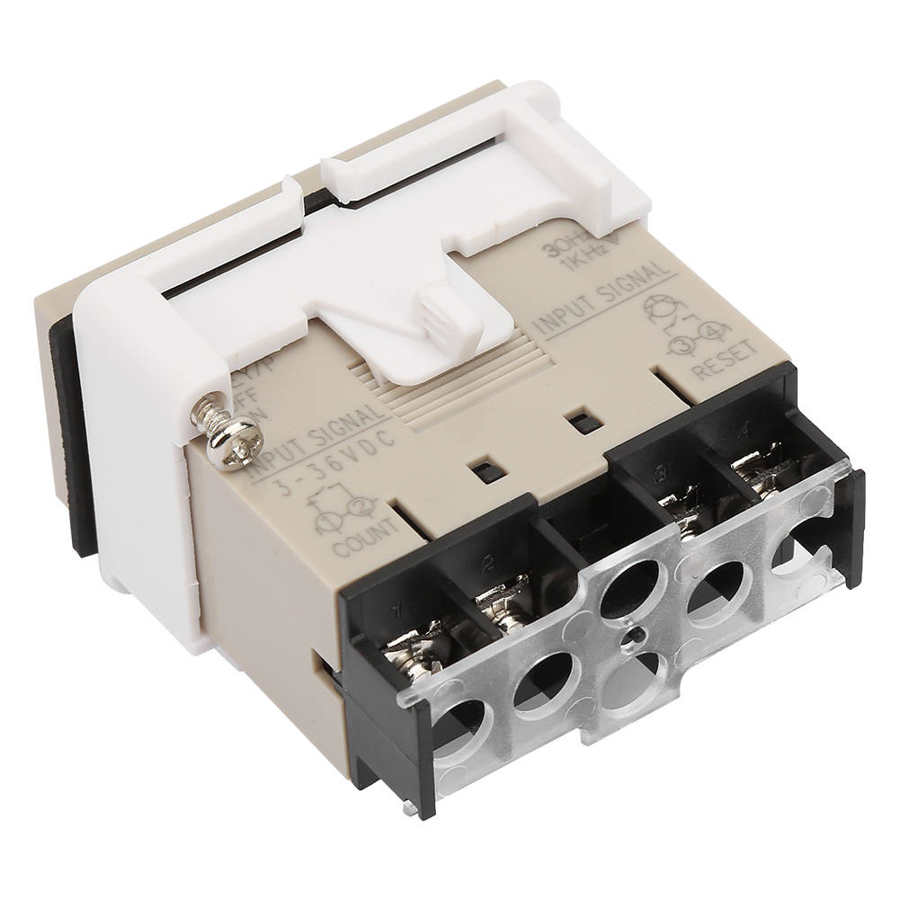 H7EC NV DC 3-36V Digital Electrical Counter Totalizer with 8 Digit LCD Display Digital Electronic Counter Electrical Access