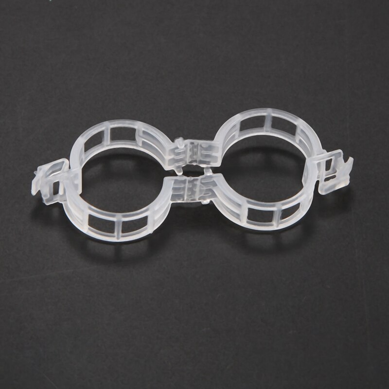 100 Stuks Duurzaam 25Mm Plastic Plant Ondersteuning Clips Met 3 Pcs Regenboog Windzak Kleurrijke Windzak