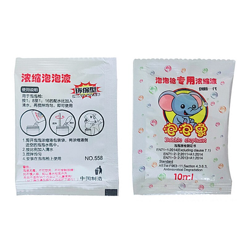 1/2/5 szt. bańka koncentrat płynne bańki wkłady zabawka 10ml mydło Materia akcesoria na wolnym powietrzu zabawny sport dzieci kreskówka