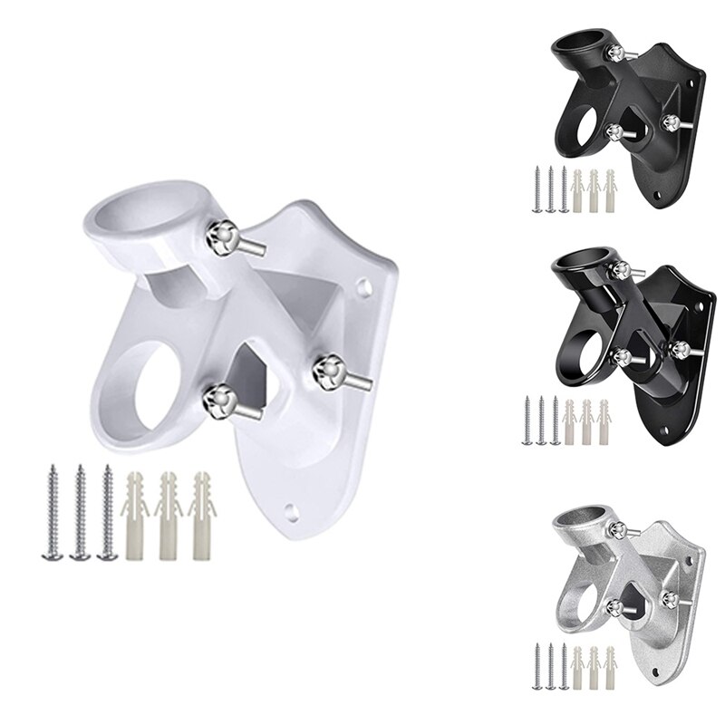 Flag Pole Holder Dual Position Flag Pole Mounting Bracket For House Steel Aluminum Flag Pole Mount Bracket