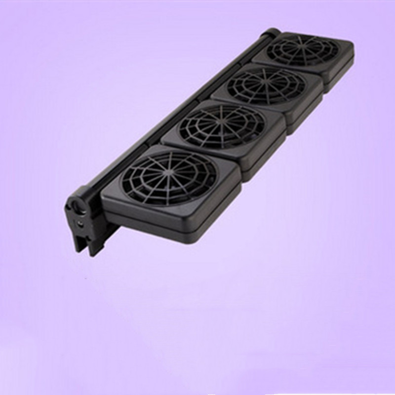Aquarium Fish Tank Cooling Fan System Chiller Control Reduce Water Temperature 1/2/3/4 Fans Set Cooler Marine aquarium cooler