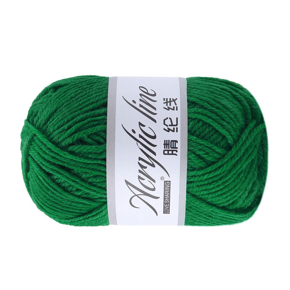 Chunky Green Acrylic Yarn for Irish Woman Hand Knitting St. Patrick's Day Shamrock Table Runner Tablemat Clover Coaster Tapestry