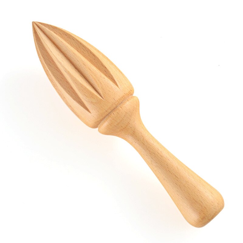 1PC Wooden Lemon Squeezer Hand Juicer Presses Manual Fruit Orange Citrus Juice Extractor Reamers Ten-angle Kitchen Gadget