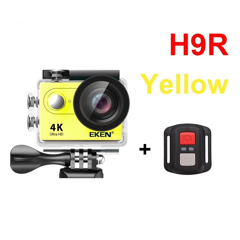 Originele Eken H9R Actie Camera Ultra Hd 4K 30fps Wifi 170D Onderwater Waterdichte Helm Video-opname Sport Cam: YELLOW / with 32GB TF Card