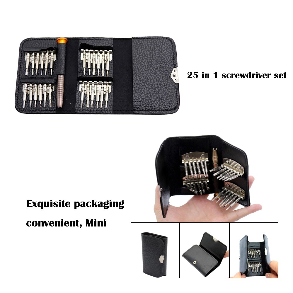 135/25 in 1 S2 Screwdriver Set of Screw Driver Bit Set Multi-function Precision Mobile Phone Repair Device Hand Tools Torx Hex