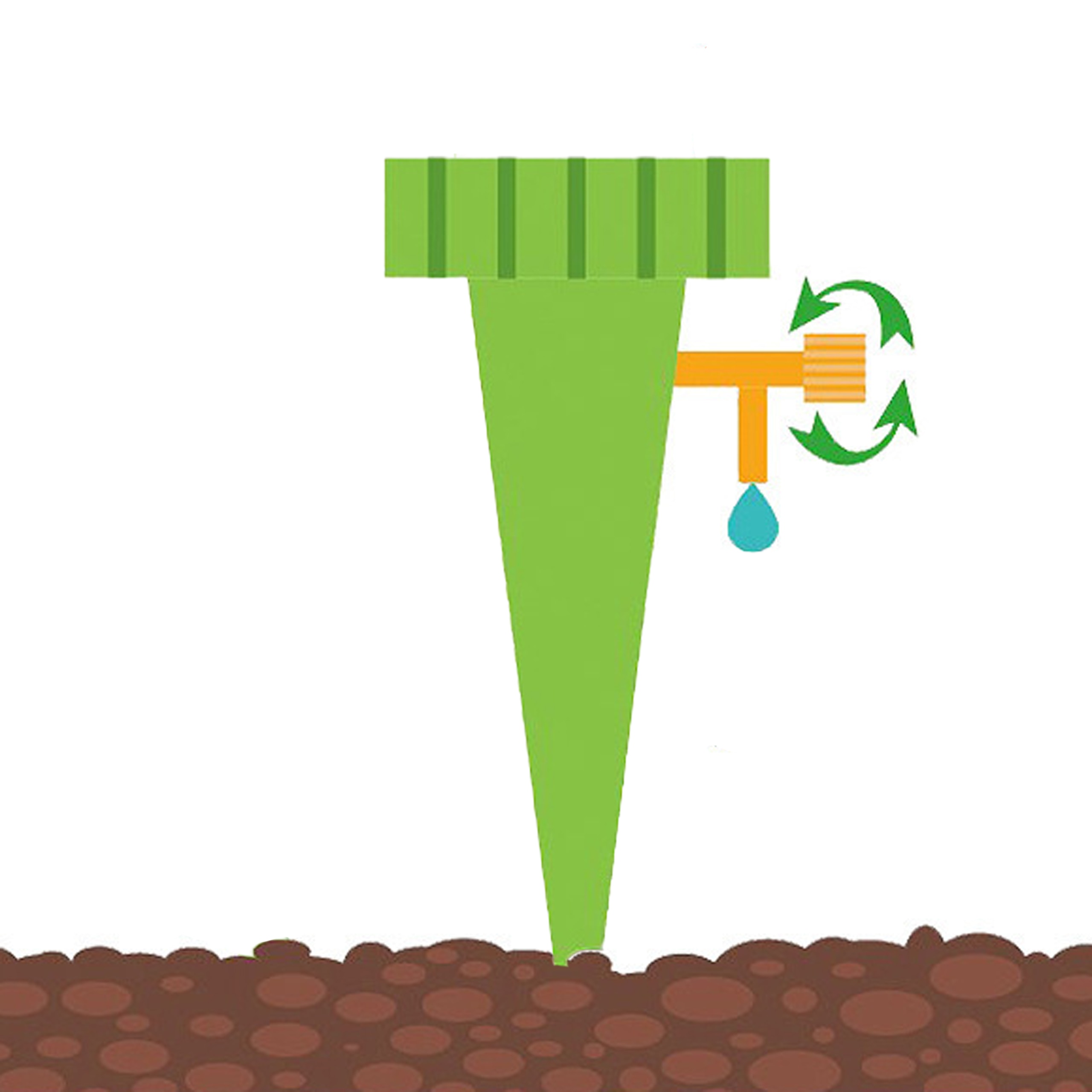 Adjustable Pot Plant Self-Watering Spiked Dripper Garden Houseplant Automatic Flower Watering Tool Auto Drip Irrigation System