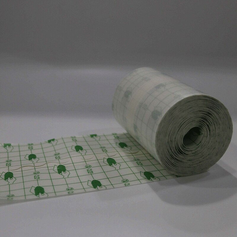5 Cm X 10 M Pu Transparante Film Roll Waterdichte Lijm Wondverband Ehbo Fixatie Tape Bandagefz