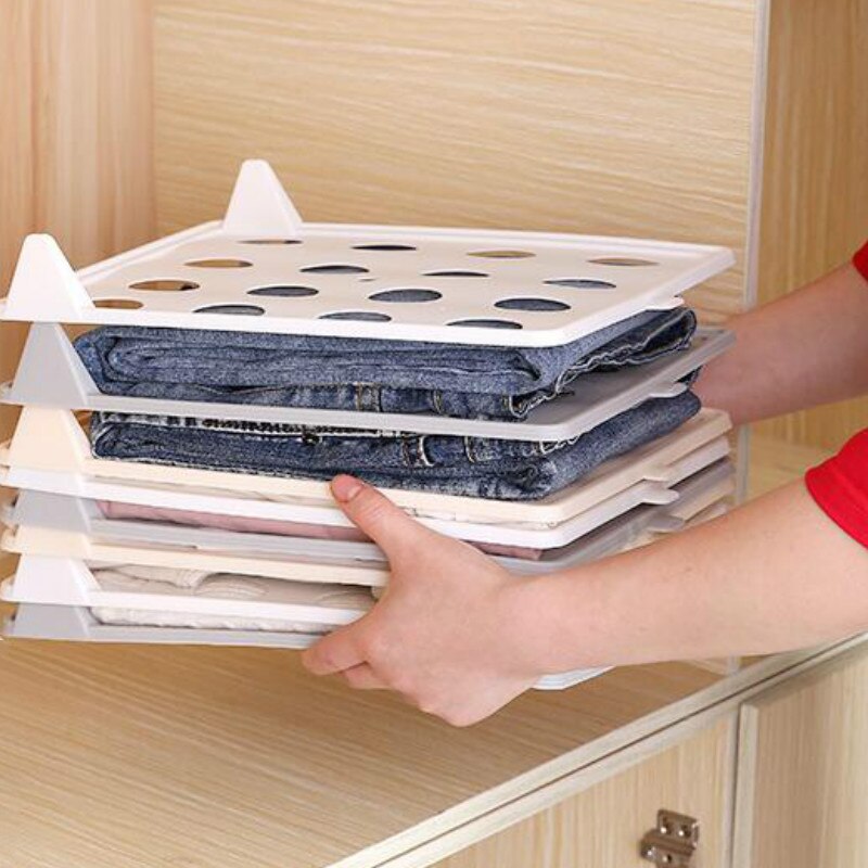 Closet Shelf Household storage layered partition clothes split board cabinet Clothing partition layered photo frame LB11299