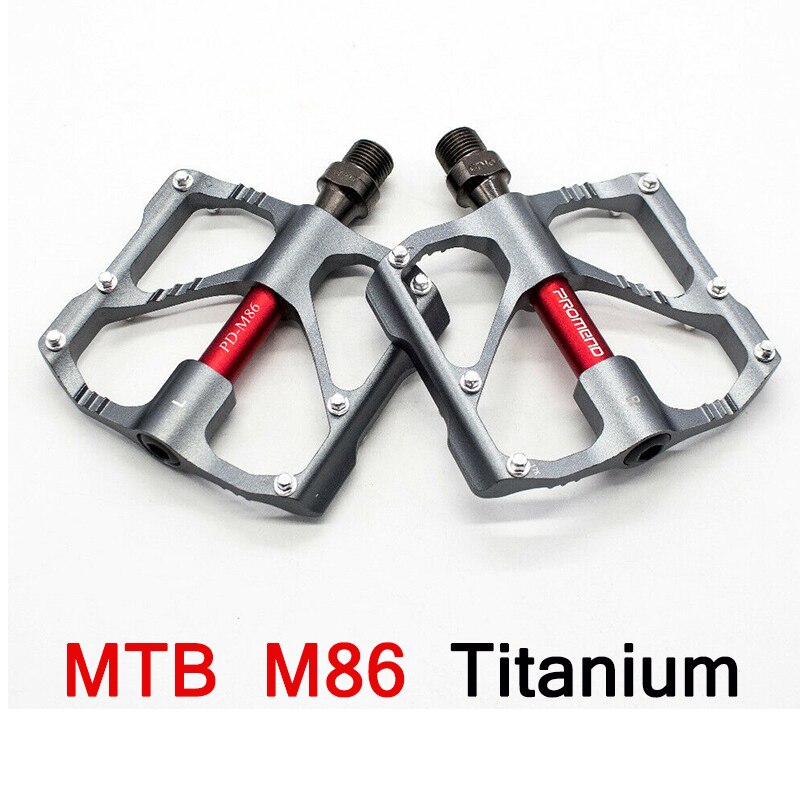Jiankun 170mm krank mtb cykel 2pc 9/16in pedal 104 bcd ixf arm kædering aluminium landevejscykel kranksæt med bundbeslag bb: Mtb  m86 titanium