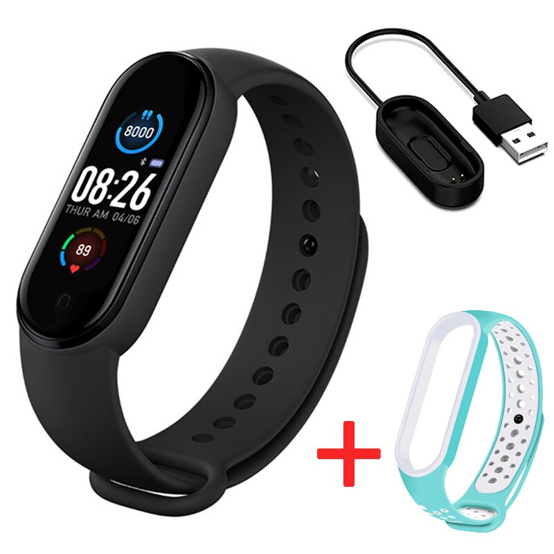 M5 Smart Watch Fitness Bracelet Band Trcker Sport Pedometer Blood Pressure Heart Rate Smarthwatch For Women Men Wristbands: 6