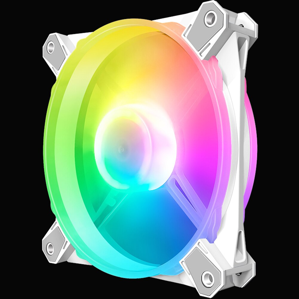 Pc Desktop Computer Case Fan Cooler 16 Rgb Led Computer Case Cooling Fan 12Cm Stille Chassis Koeler Radiator
