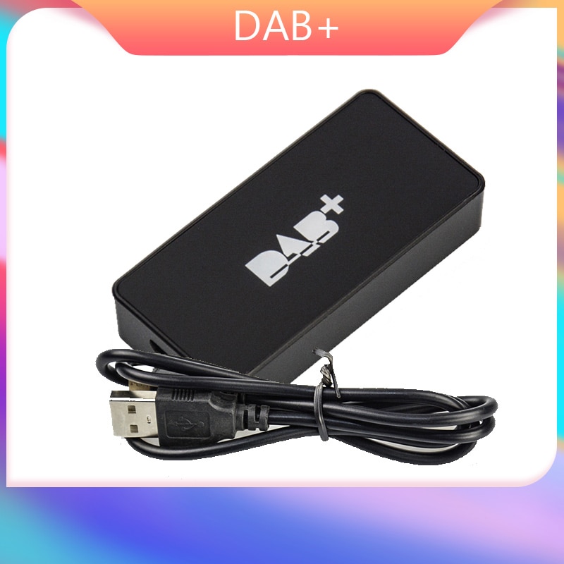 Auto Dab Dab + Ontvanger Rds Dls Digital Signal Usb Antenne Adapter Voor Android Auto Radio Stereo Autoradio Voor Europa australië