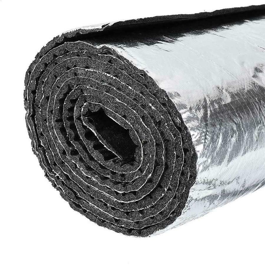 50*100CM Sound Deadener Waterproof Fire resistant Silver Hood Firewall