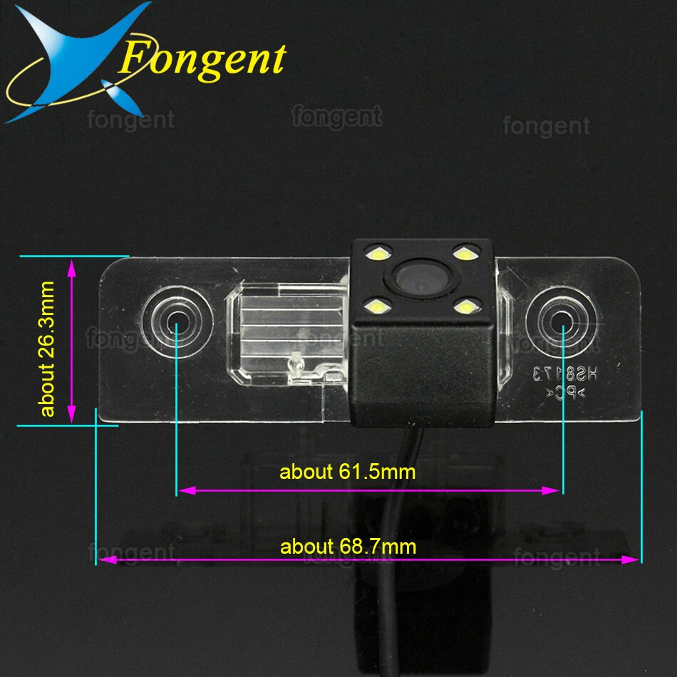 Rear View Backup Omkeren Parking Camera Voor Ford Fiesta St Klassieke Ikon 2002 2003 2004 2005 2006 2007 Auto accessoires