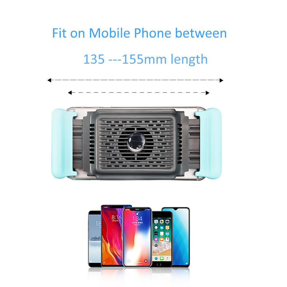 Refroidisseur à semi-conducteur de téléphone, dissipateur thermique, adapté aux jeux de téléphone, à la diffusion en direct, etc.