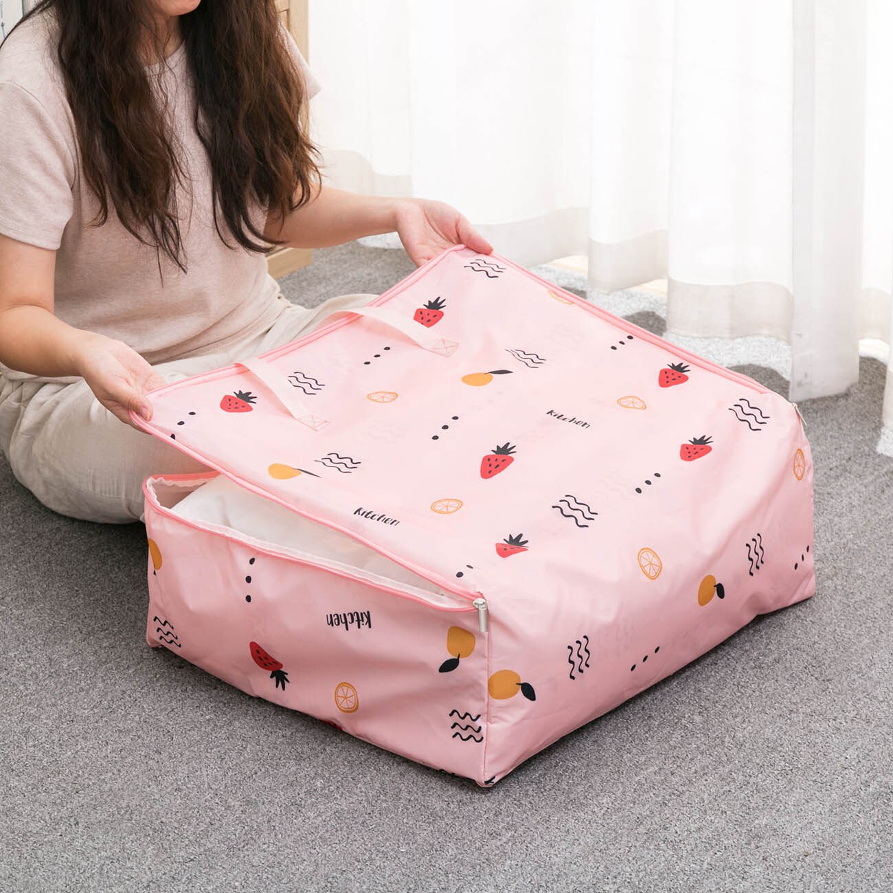 Quilt Mattress Pillow Organizer Waterproof Moist-proof Oxford Storage Bag Bedding Blanket Clothes Organization Storage Basket