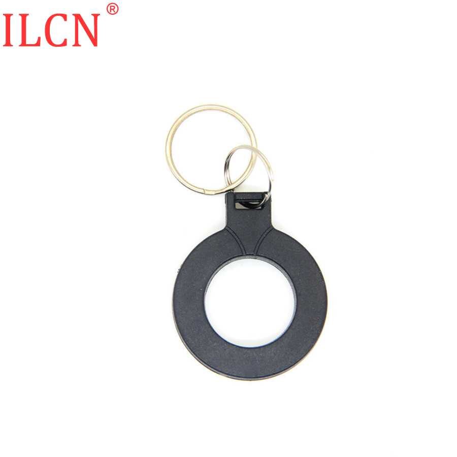 125 khz id fjernkontroll  em4100 tk4100 nøkkelring rfid-bånd skrivebeskyttet token kode adgangskontrollkort sirkulær rød svart blå gul grønn 1: 1 stk svart