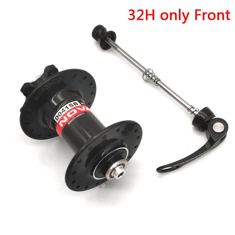 Novatec hub D041SB D042SB disc card brake MTB mountain bike hub bearing bicycle hubs 24 28 32 36 Holes 24h 28h 32h 36h 6 colors: 32holes black front