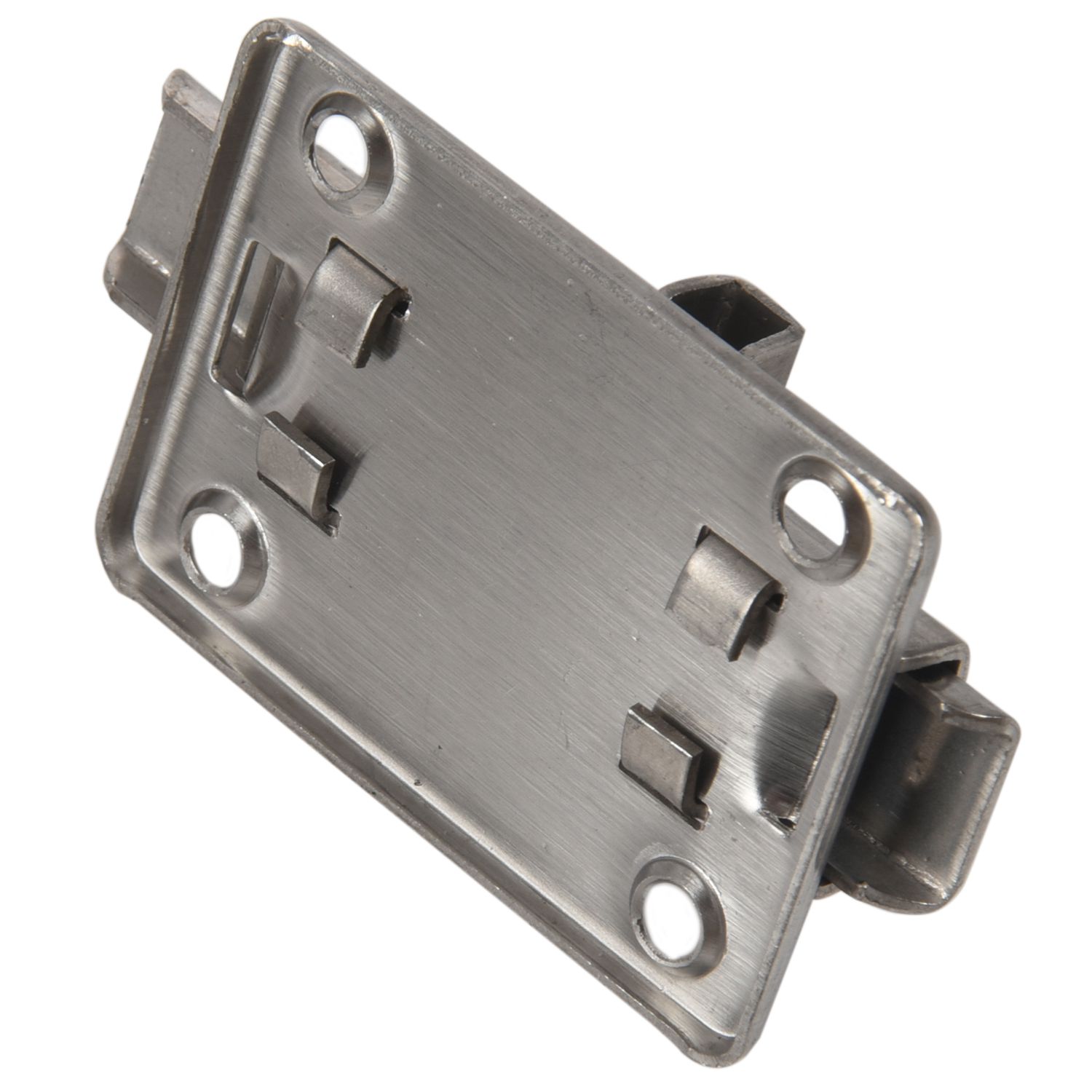 ELEG-2pcs 2 Inch Door Lock Latch Slide Barrel Bolt Clasp Locker Silver