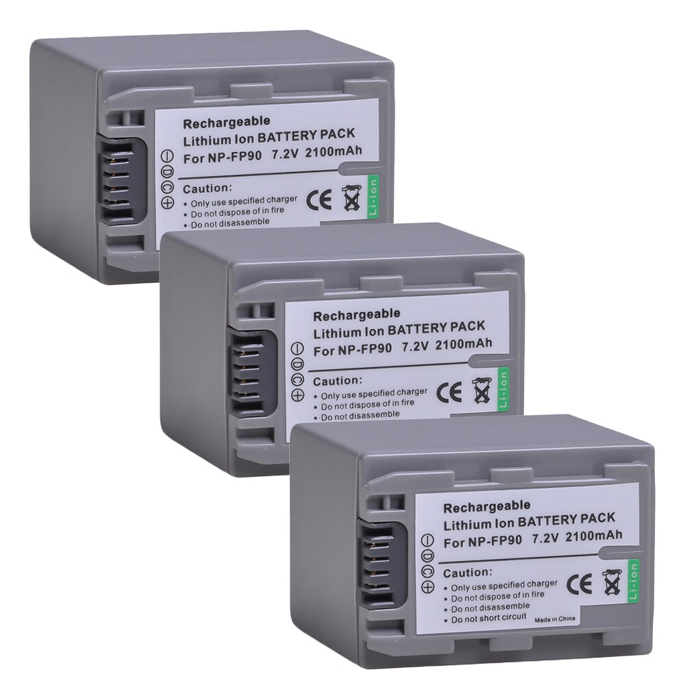 NP-FP90 NPFP90 Battery for Sony DCR-HC30 40 43E 85 94E 96 DCR-SR30 60E 70E 80E 100 Camcorders as NP-FP30 FP50 FP60 FP70 FP71