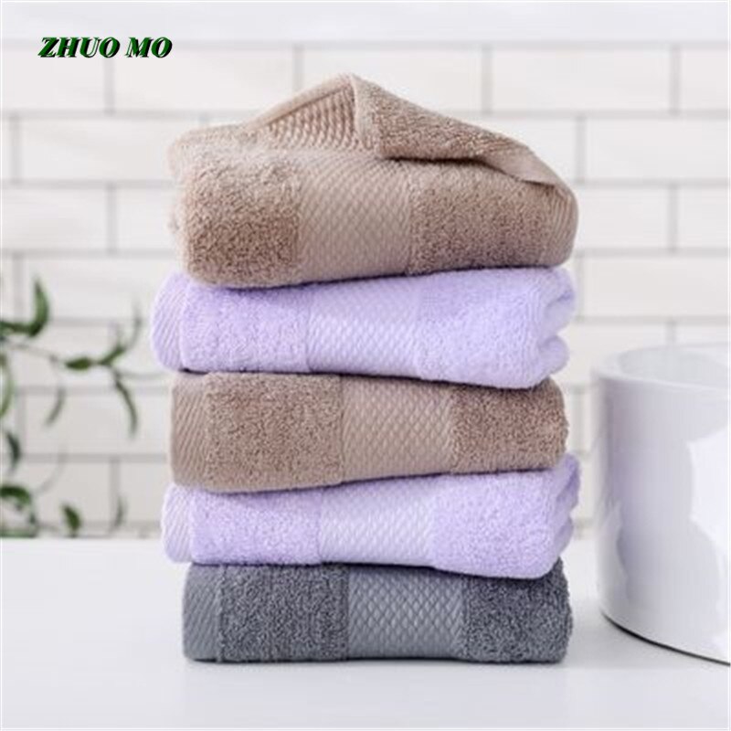 2 kpl 100%  puuvillapyyhe kylpyhuone 35*75cm vaaleanpunainen harmaa khaki purppura pehmeä kylpyhuone aikuisille suihku erittäin imukykyinen kasvopyyhe
