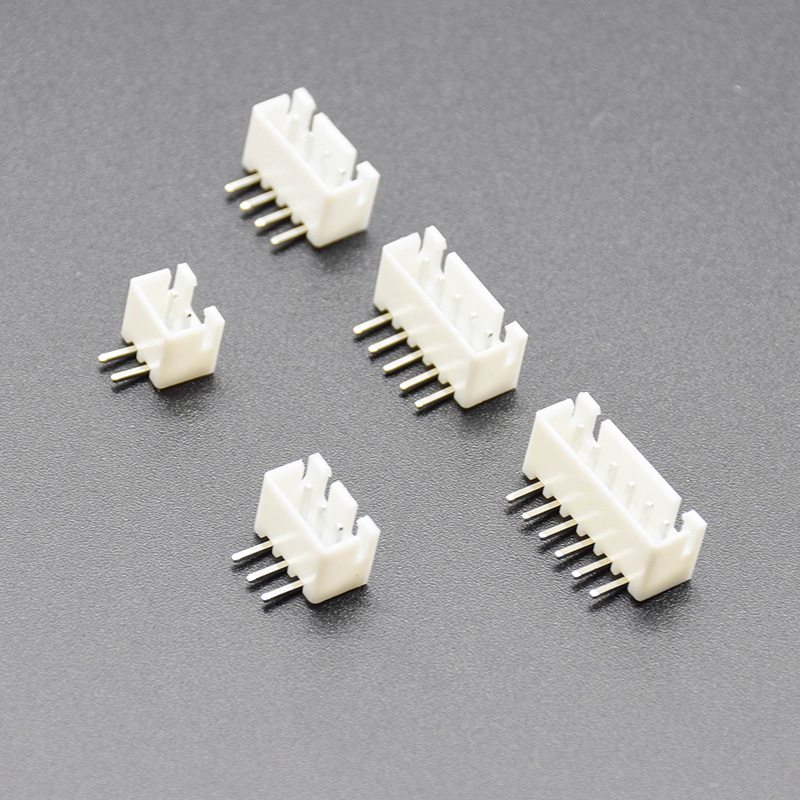 50 stks/partij XH2.54 Haakse Pin Header Connector 2 P 3 P 4 P 5 P 6 P 2.54mm pitch XH Voor PCB JST