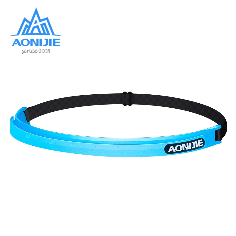 Aonijie justerbar silikone sport pandebånd svedbånd hårbånd til at løbe cykling yoga jogging basketball fitness gym