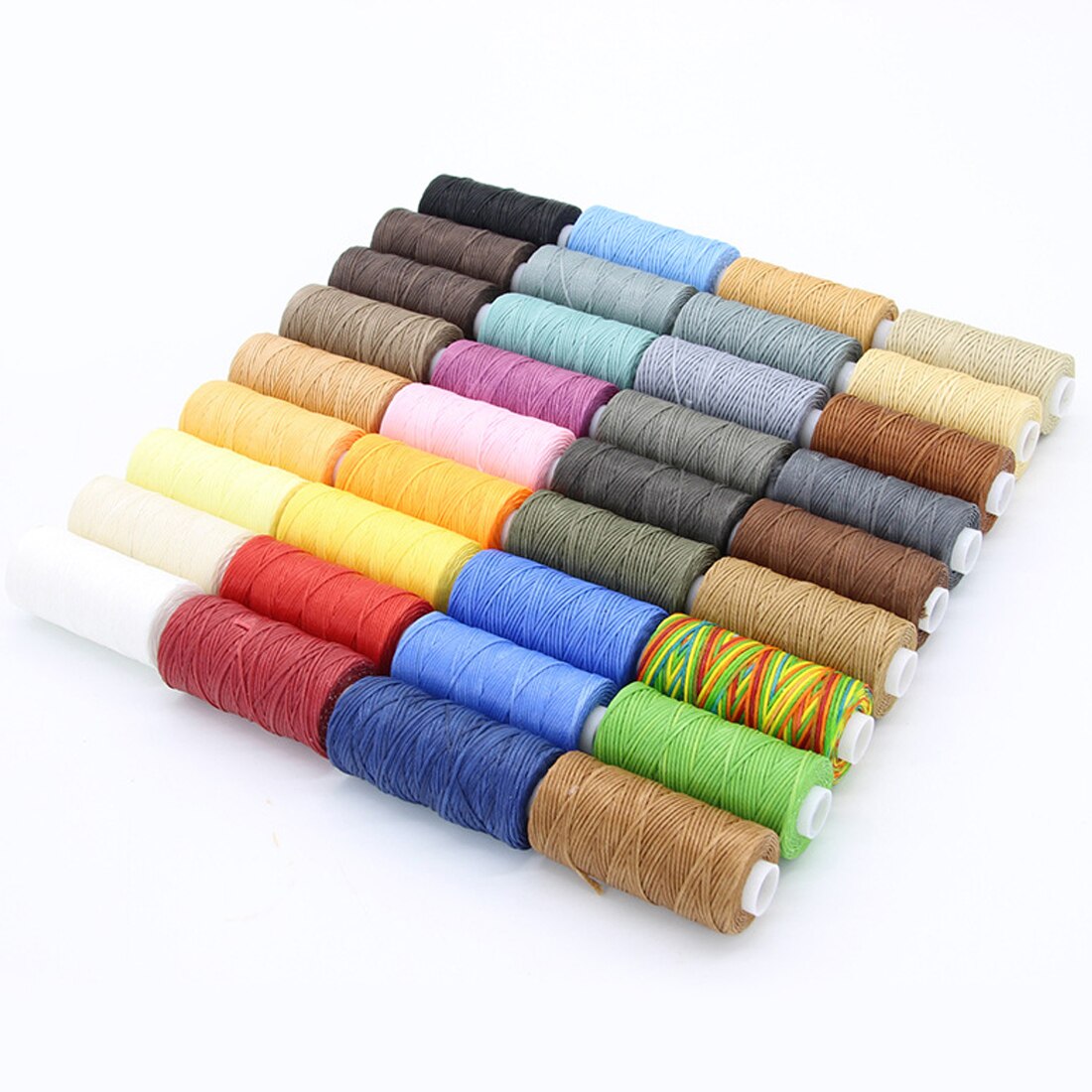 Durable 150D Leather Waxed Thread Cord for DIY Handicraft Tool Hand Stitching Thread Sewing Accessories