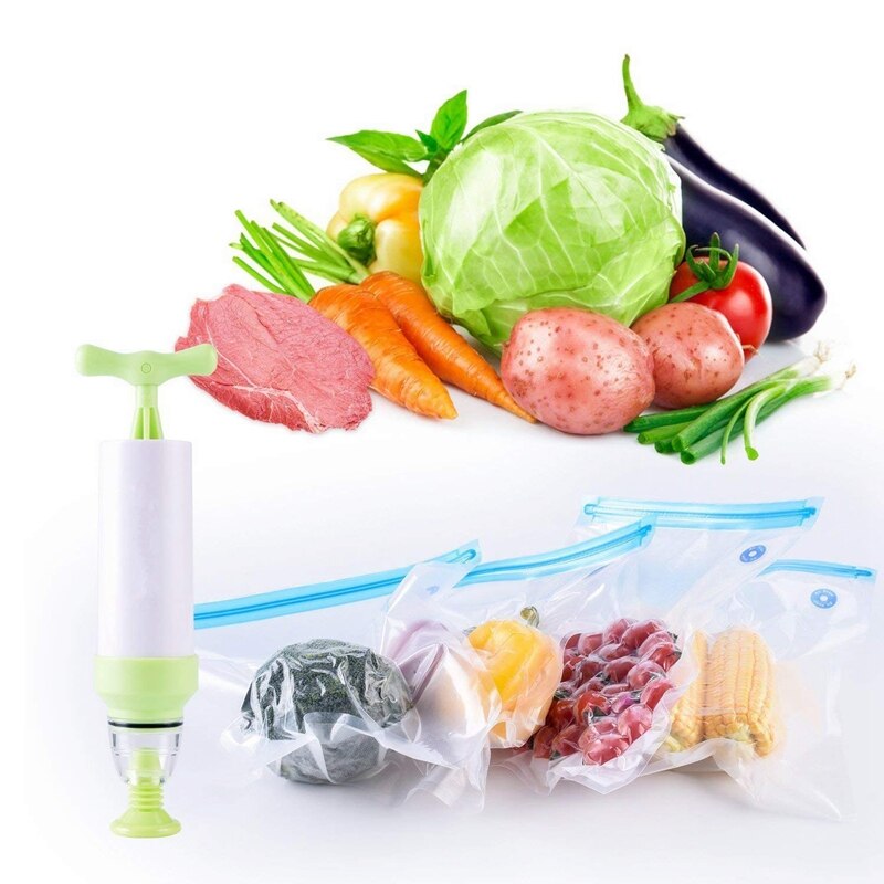 Sous-Vide Bags Essentials Kit for Anova Cooker, Reusable Food Storage Freezer and Water Cooking Bags, 10 Vacuum Sealed Bags with