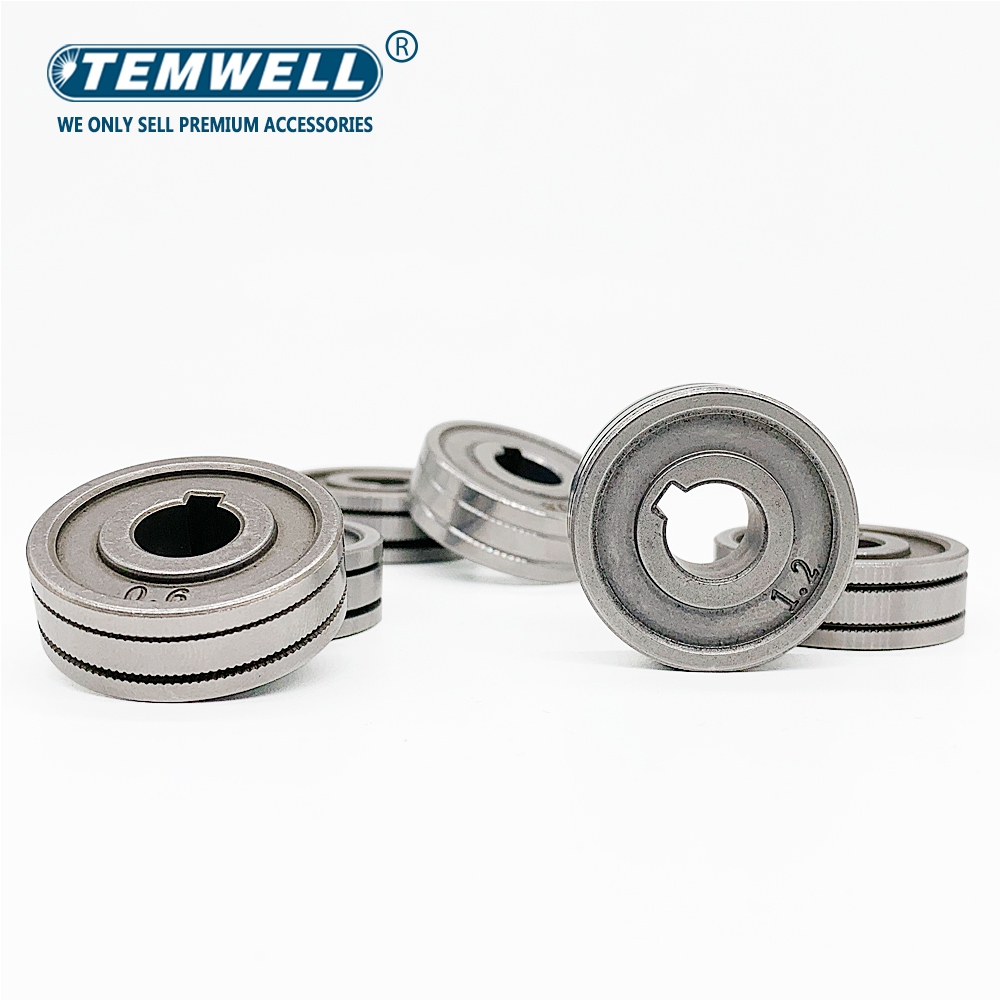 Rullo alimentatore per saldatura MIG / mag V U Scanalatura zigrinata 0,6 mm 0,8 mm 1,0 mm 1,2 mm 1,4 mm Dimensioni 30x10x10 mm RS-775S SSJ-29 Rullo alimentatore per Stee