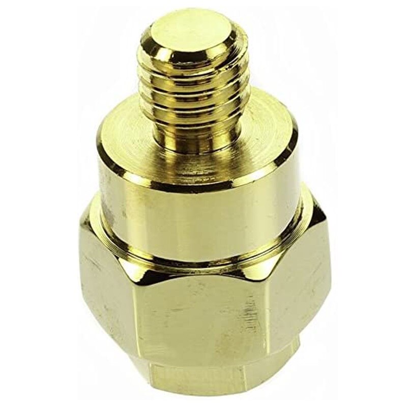 Latón chapado en oro macizo para Terminal adaptador de batería de poste lateral GM, Terminal positivo o negativo