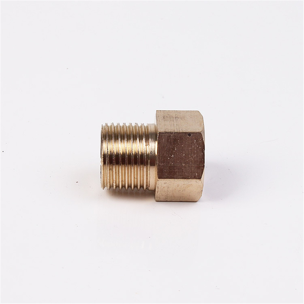 Hnyri 1 stk  m22 14mm famale til  m22 15mm han messing højtryksrenser gevindtilslutning passer til dyser internt gevind slange rør adapter
