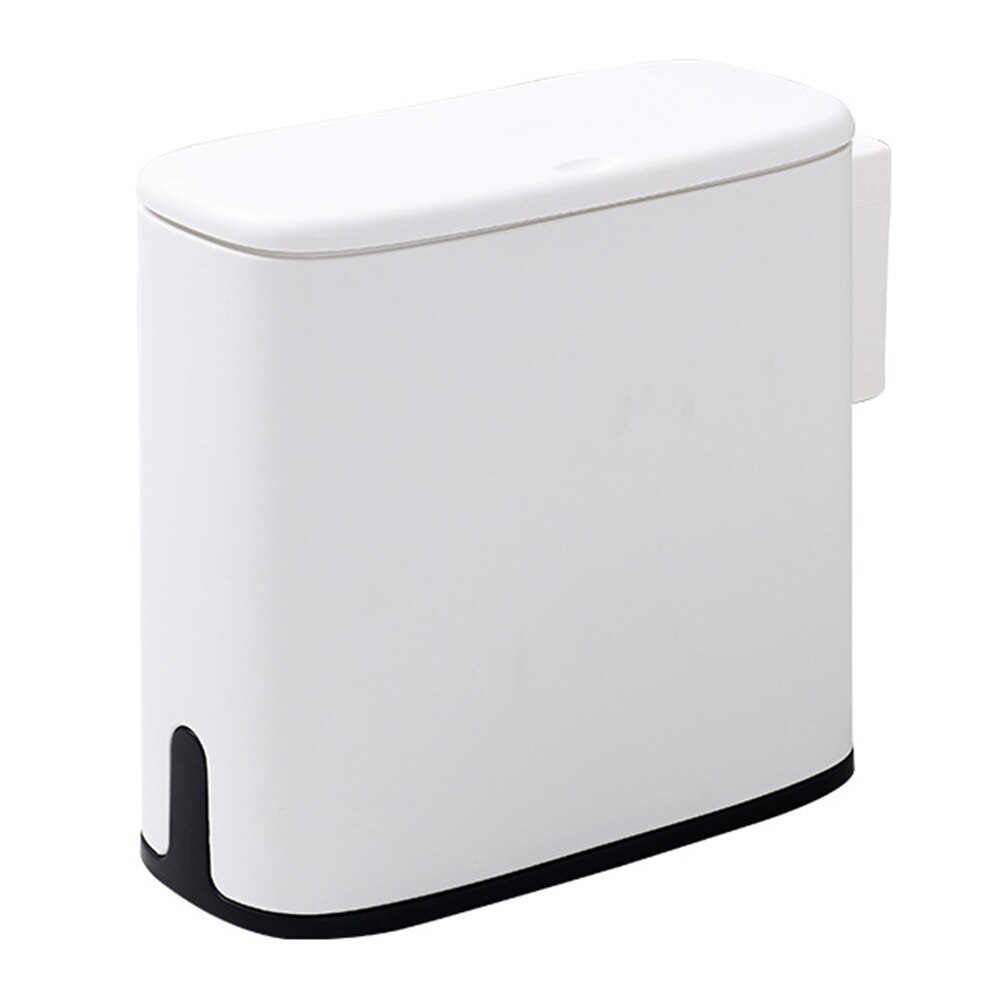 11l lixeira de banheiro skraldespand toilet affaldsbeholder skraldespand kurv skraldeposeholder nul affald badeværelse rengøring opbevaringsboks: Hvid