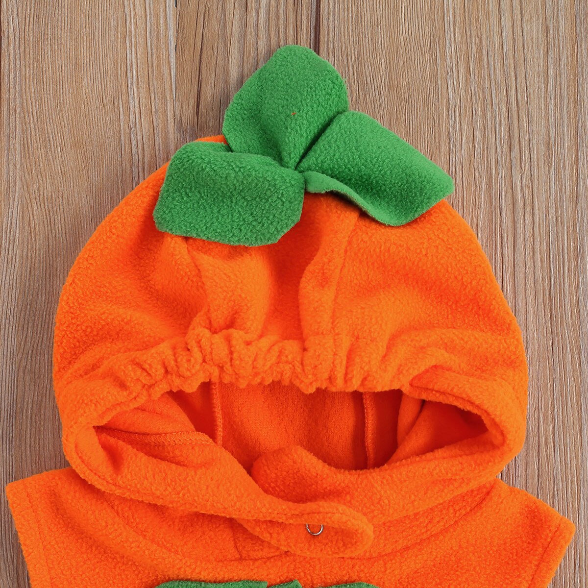 Halloween Baby Girls Boys Cosplay Bodysuits Shoes Pumpkin Shape Sleeveless Hooded One-piece Jumpsuits 3-24 Months
