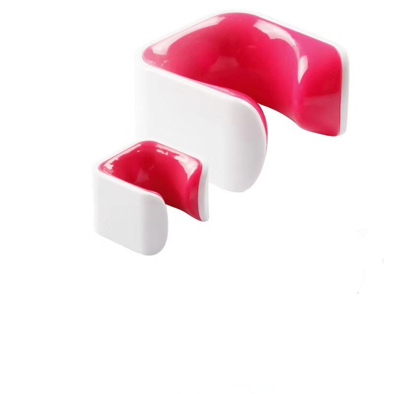 Bicycle Rack Storage Portable Road Bike Parking Buckle Wall Mount Bicycle Display Vertical Rack: ROSE RED / Road type