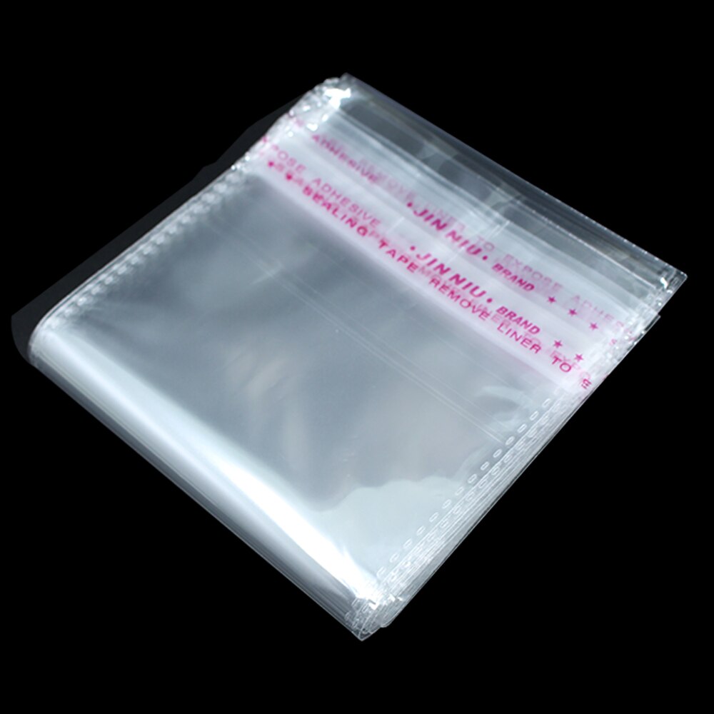 Self Adhesive Clear OPP Poly Bag Small Transparent Plastic Packaging Bags Jewelry Grocery Package Pouch 1000Pcs/Lot
