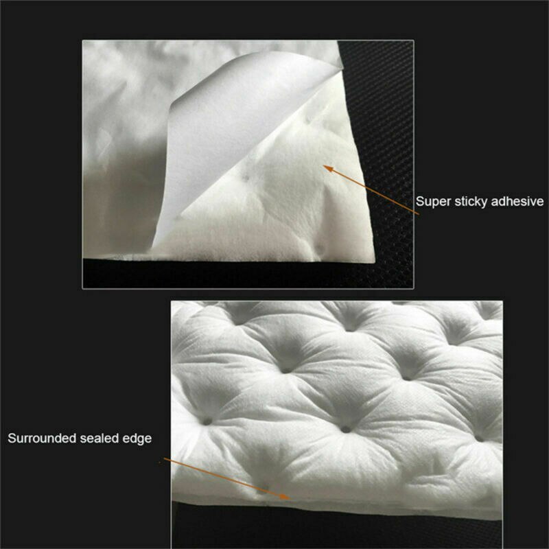50x80cm Car Sound Insulation Cotton Soundproofing Noise Deadening Mat Self Adhesive Waterproof Flame Retardant
