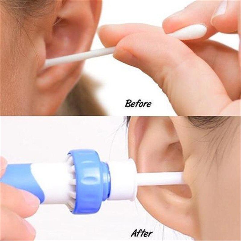 Ear Wax Remover Vacuum Cleaner Ear Earpick Swab Easy Earwax Removal Soft Spiral Cleaner Prevent Ear-pick Clean Tools