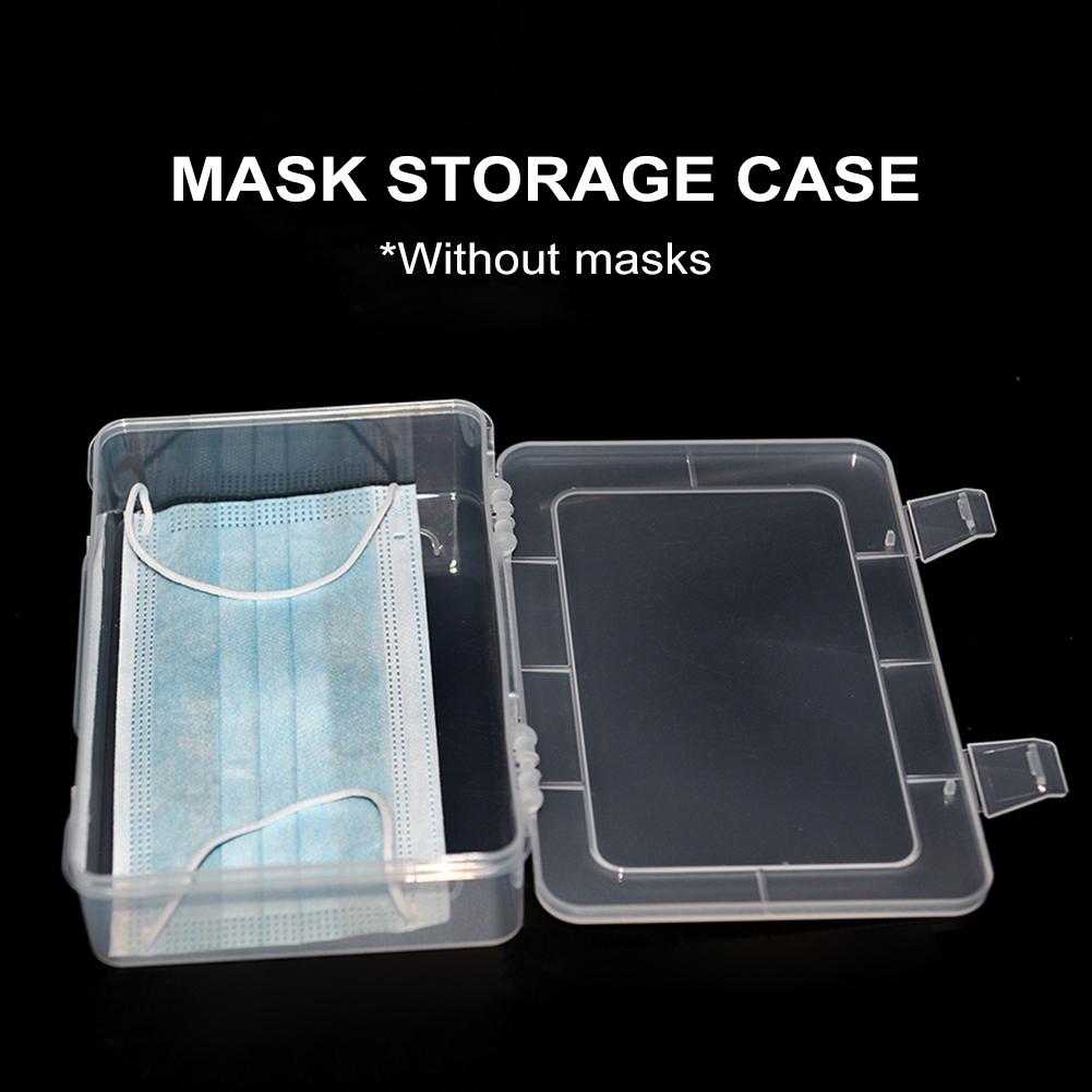Gezichtsmasker Opbergdoos Case Stofdicht Masker Container Voor Opslaan Wegwerp Gezichtsmasker-7.3*5.3*1.7 In