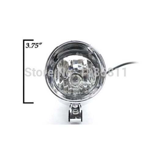 2x Motorcycle Chrome Passeren Fog Koplamp Voor Harley Custom