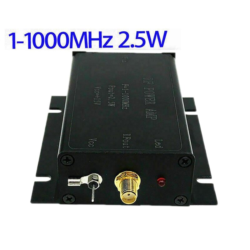 1-1000MHz 2,5 W HF VHF UHF FM Transmitter RF Power Verstärker AMP für Ham Radio
