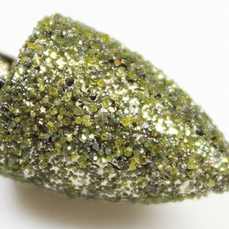 1 stk 46 korn diamant slipehode kule roterende bit glass jade stein utskjæringe kjedelig loddede grader legering peeling poleringsverktøy