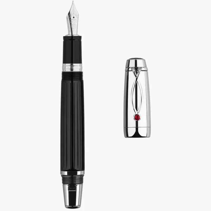 MAJOHN Final Craftsman X1 Mechanical Telescopic Pen Imported Resin Male and Female Adult Student Writing Practice HandPen EF Tip: WHITE