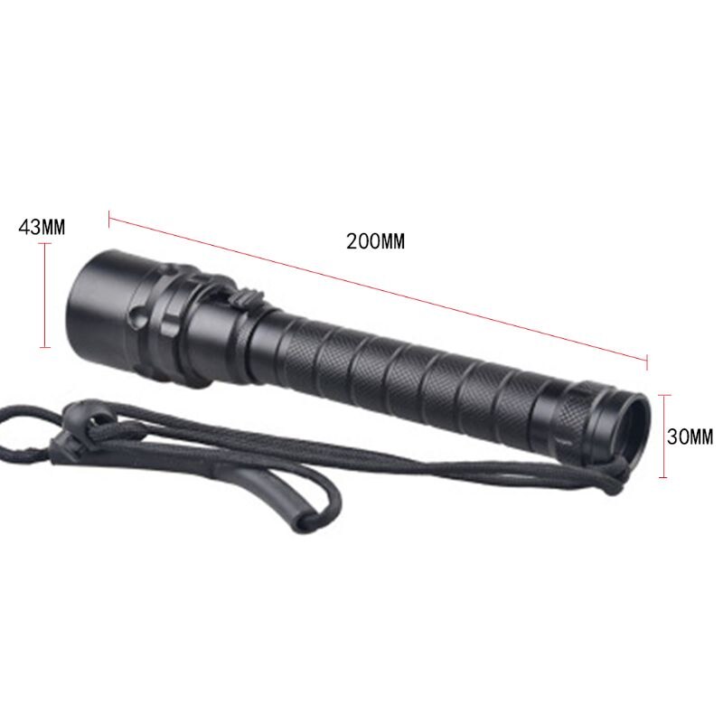 Diving Flashlight - 1000LM T6 LED - Waterproof 100m - Underwater Fill Light - Professional Scuba Torch