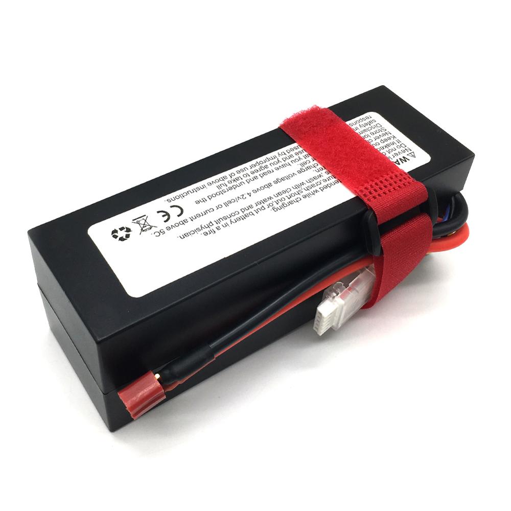 GTFDR Lipo 4s Battery 14.8V 7000mAh 60C MAX 120C Hard Case For 1:8 1:10 RC Car E Buggy Truggy TRX Car