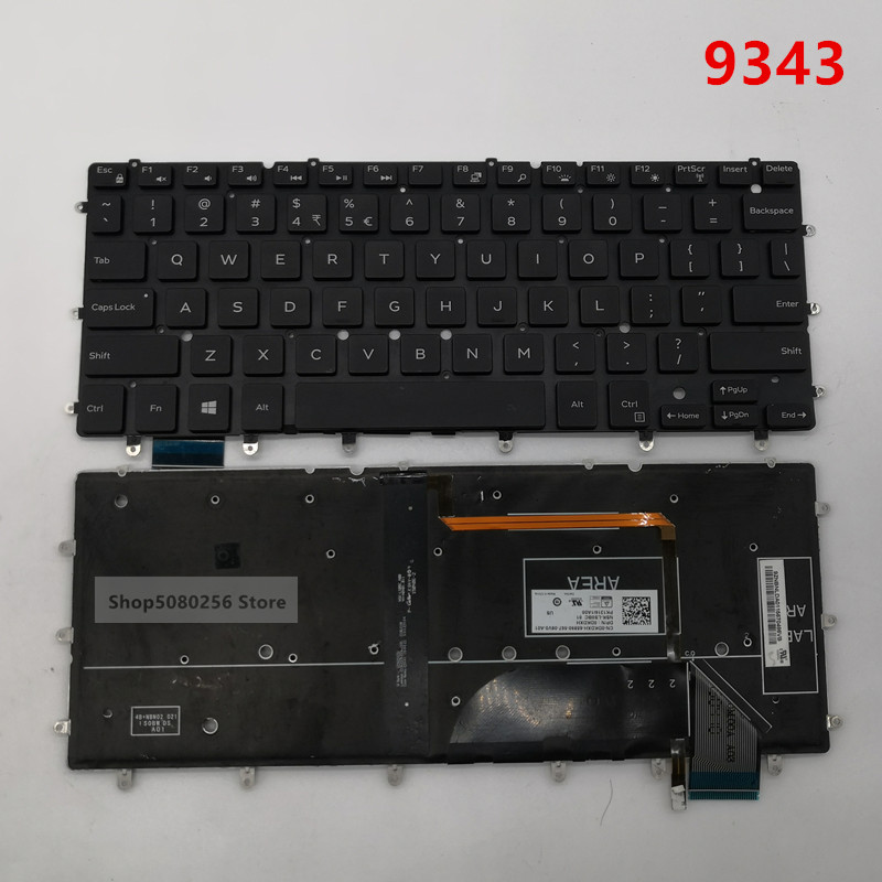 (95) US backlit laptop keyboard for DELL Inspiron XPS 13 7000 7347 7348 7352 7353 7359 15 7547 7548 9343 9350 9360 N7548 bl