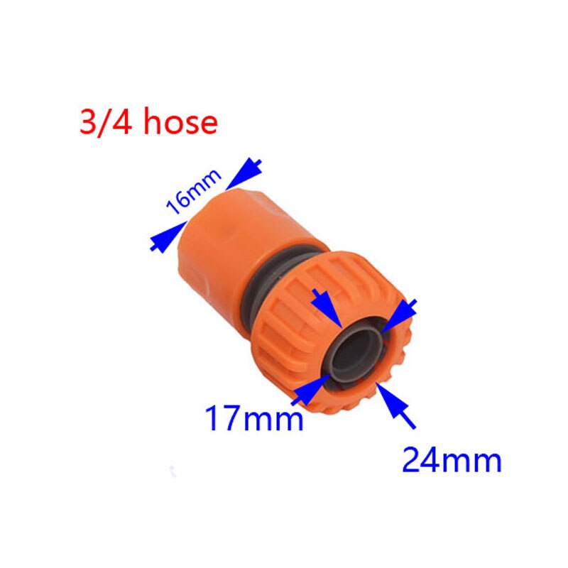 1/2" 3/4" 1" Hose Quick Connector DN15 DN20 DN25 Water Tap Garden Irrigation Connectors Car Washing Watering Hose 16mm 20mm1PCS