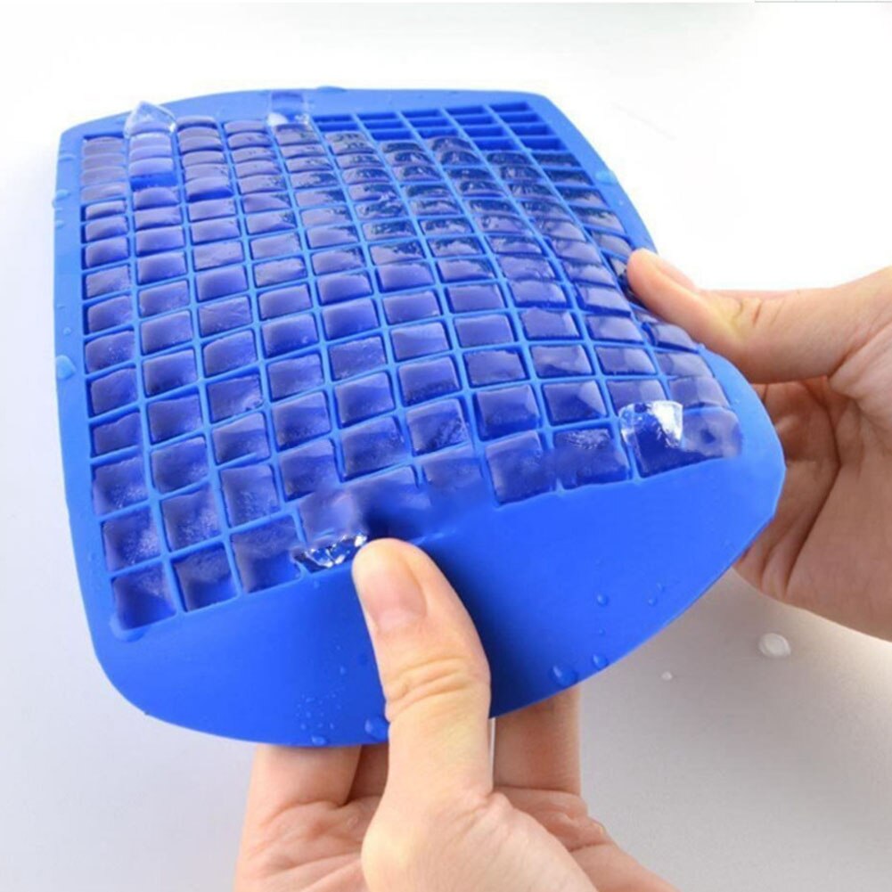 160 Grid Mini Square Ice Square Tray Manufacturer Food Grade Silicone Ice Mold Puddings Makers Chocolate Cake DIY Baking Tools