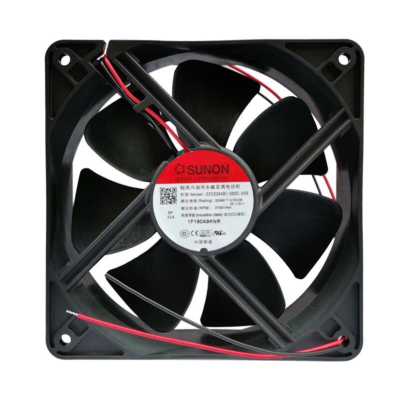 EEC0384B1-000C-A99 12038 48V 9.7W large air volume cooling fan 6 Month Warranty