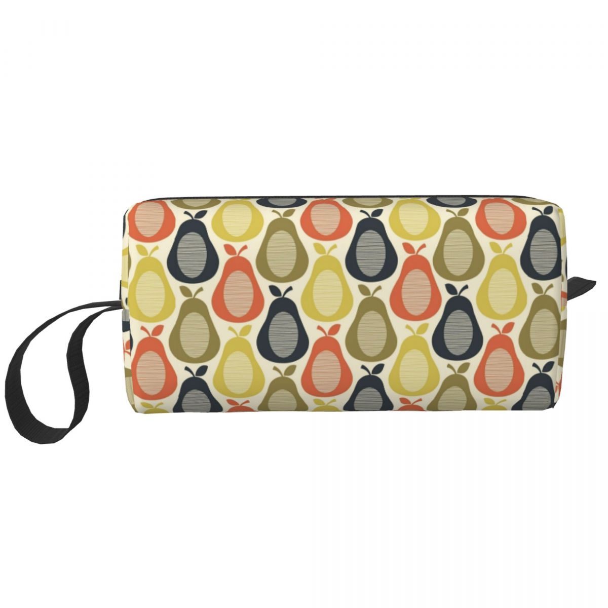 Custom Travel Green Girl Toiletry Bag Orla Kiely Makeup Cosmetic Organizer for Women Beauty Storage Bags Dopp Kit Case Box: SKY BLUE